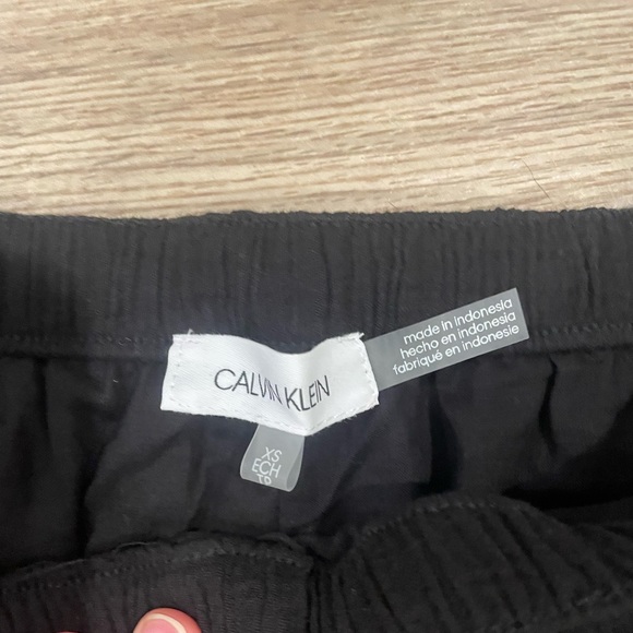 Calvin Klein Cotton Pull-On Pants - Picture 4 of 5